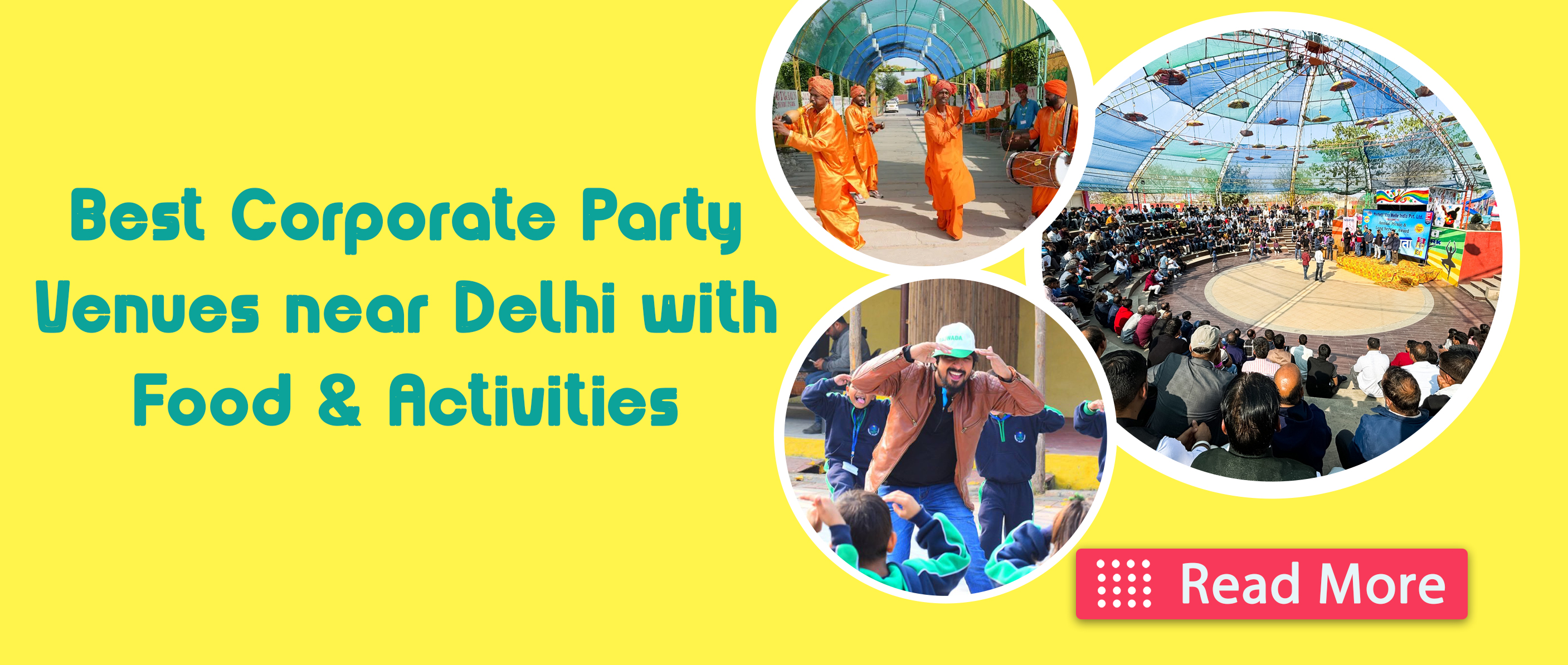 Best Corporate Party Venues Near Delhi with Food & Activities