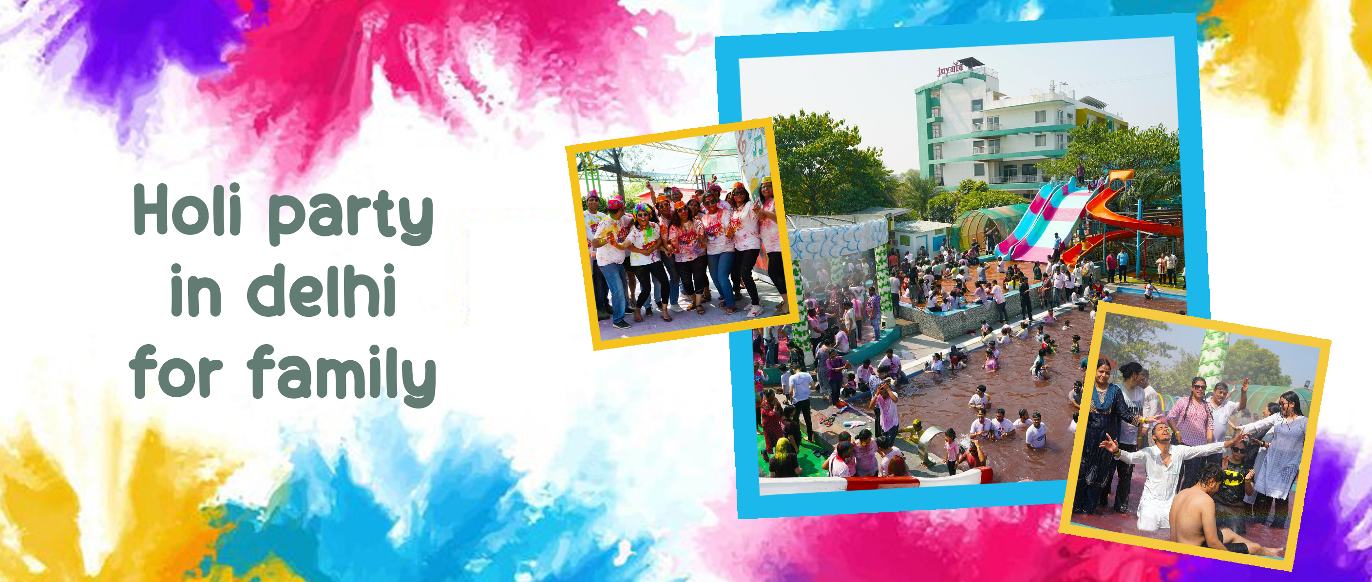 Holi Party in Delhi for Family  – Celebrate with Colors Safely