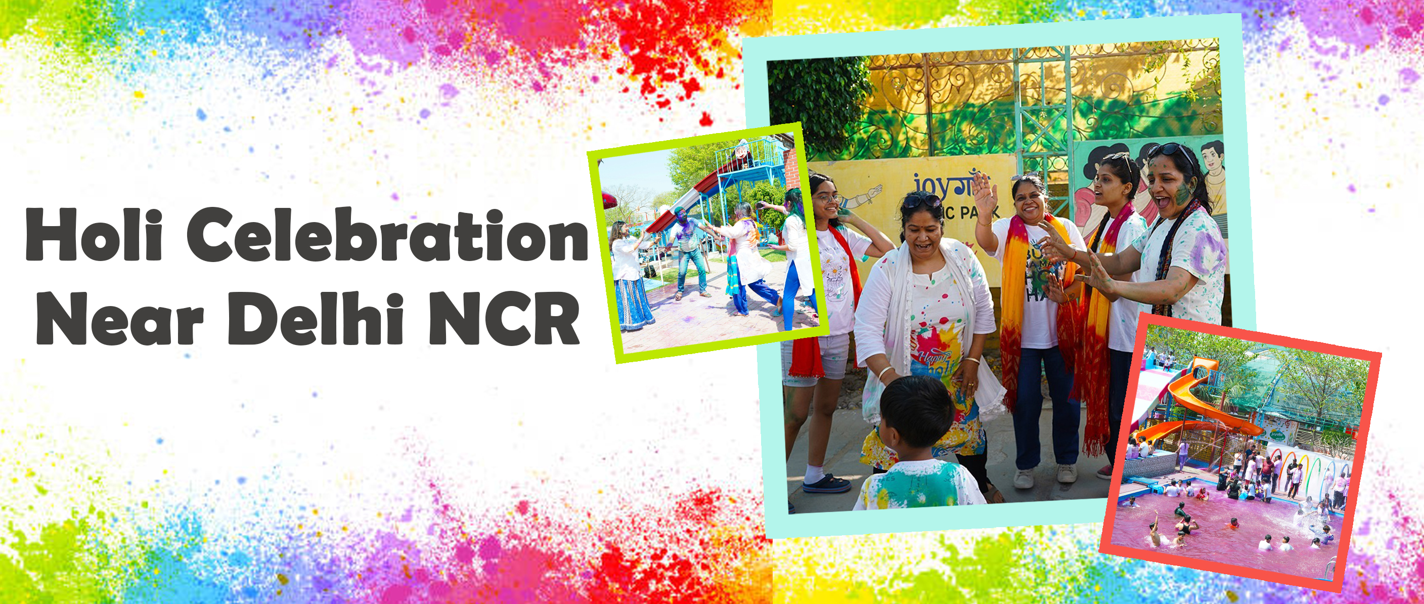 Save over 15% - Discount Offer on advance Ticket only -  the perfect Holi celebration for families, friends and groups. 